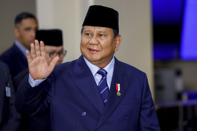 Presiden Indonesia Prabowo Subianto tiba untuk menghadiri Sidang Umum Perserikatan Bangsa-Bangsa ke-80, di New York City, New York, AS, Selasa (23/9/2025). Foto: Kylie Cooper/REUTERS