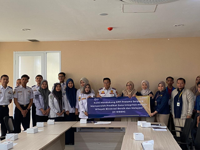 Sumber : Hasil karya sendiri pada saat sosialisasi KPP PRATAMA SERPONG bersama Relawan Pajak di kantor Dishub Tangerang Selatan