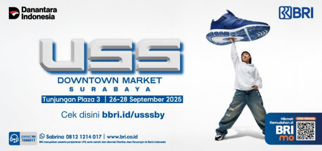 Sneakers streetwear USS Surabaya BRI. Foto: Dok. BRI