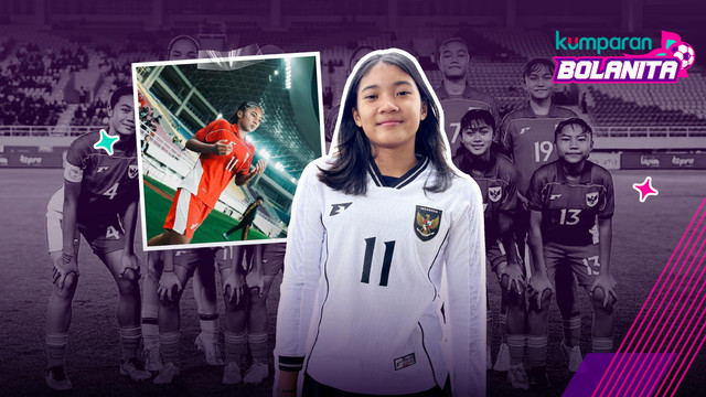 Nasywa Salsabila Fatah, pemain Timnas Wanita Indonesia U-16. Foto: Antika Fahira/kumparan