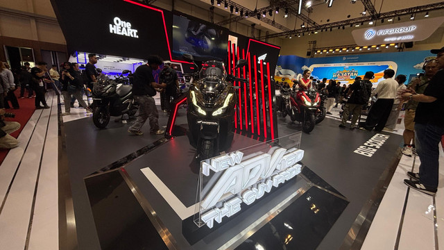 Astra Honda Motor (AHM) ikut ambil bagian di IMOS 2025. Foto: Fitra Andrianto/kumparan