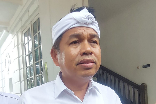 Gubernur Jawa Barat Dedi Mulyadi di Kantor Gubernur Bale Pakuan Padjadjaran Kota Bogor, Rabu (24/9/2025). Foto: kumparan