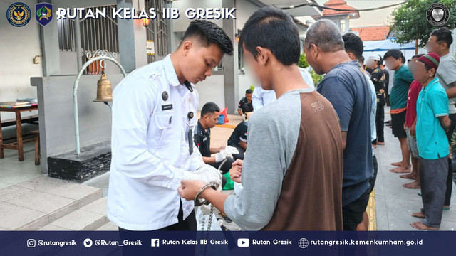 Atasi Over Kapasitas, Rutan Gresik Pindahkan 19 WBP ke Lapas di Wilayah Madiun