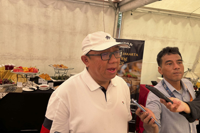 Kepala Dinas Lingkungan Hidup Jakarta, Asep Kuswanto di CIBIS Park, Jakarta, Kamis (25/9/2025). Foto: Abid Raihan/kumparan