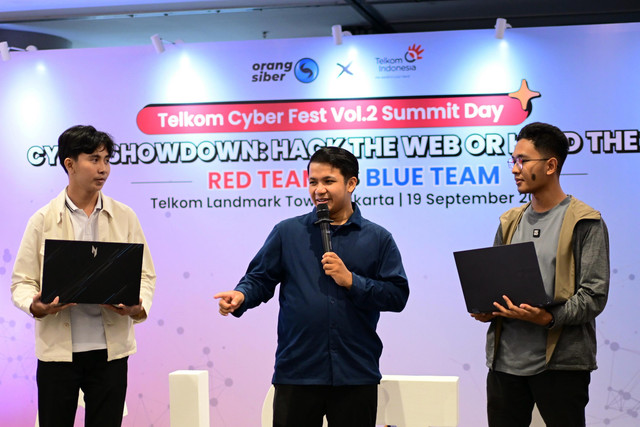 Telkom Cyberfest Vol.2: Cyber Showdown – Hack the Web or Hold the Line. Foto: Telkom