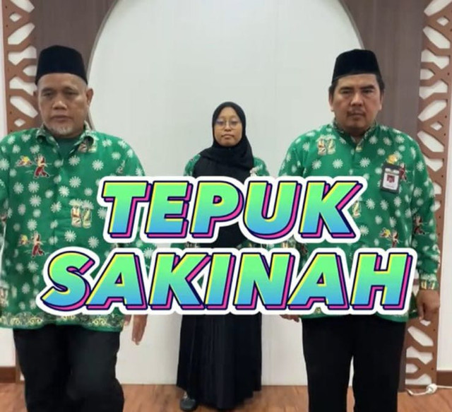 Ilustrasi 'tepuk sakinah' di Kantor Urusan Agama (KUA). Foto: Dok. TikTok @kua_menteng