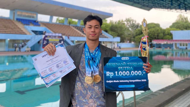 Volney Blance Lambert, mahasiswa Fakultas Kedokteran Universitas Pelita Harapan (FK UPH) angkatan 2022 berhasil menyapu 12 medali sekaligus dari dua kejuaraan renang nasional: Rektor UPI CUP (8–10 Agustus 2025) di Bandung dan Gadjah Mada Swimming Competition (30 Agustus 2025) di Yogyakarta.