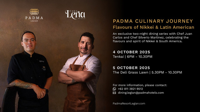 Flavours of Latin & Nikkei dari Padma Resort Legian, Bali. Foto: dok. Padma