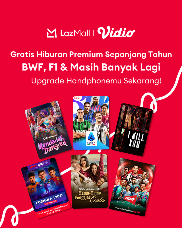 Beli Smartphone Baru di Lazada, Bonus Hiburan Premium Vidio ...