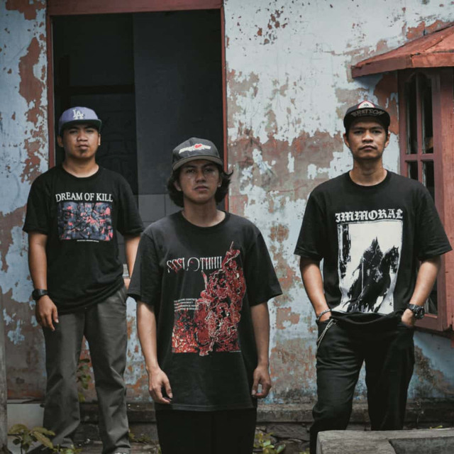 Overnight, band hardcore asal Pemangkat, Kalimantan Barat merilis EP bertajuk 'Destruction in Misery'. Foto: Dok. Istimewa