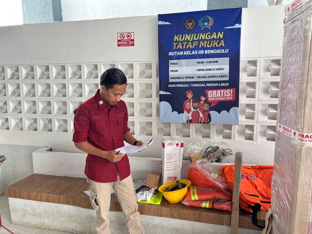 Rutan Bengkulu Terima APD Kebakaran dari Ditjenpas