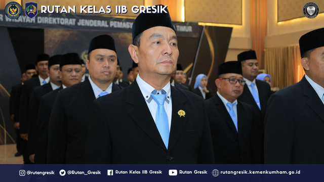 Estafet Kepemimpinan: 2 Pejabat Rutan Gresik Meraih Promosi Jabatan