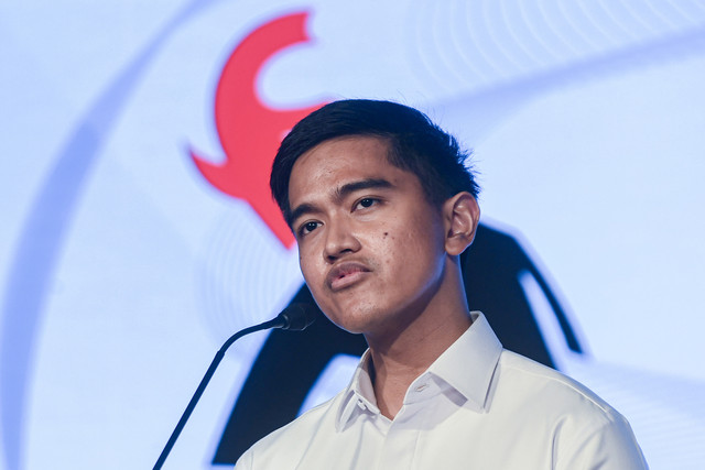 Ketua Umum DPP Partai Solidaritas Indonesia (PSI) Kaesang Pangarep menyampikan pidato politiknya usai melantik Pengurus DPP PSI periode 2025-2030 di Jakarta, Jumat (26/9/2025). Foto: ANTARA FOTO/Muhammad Adimaja