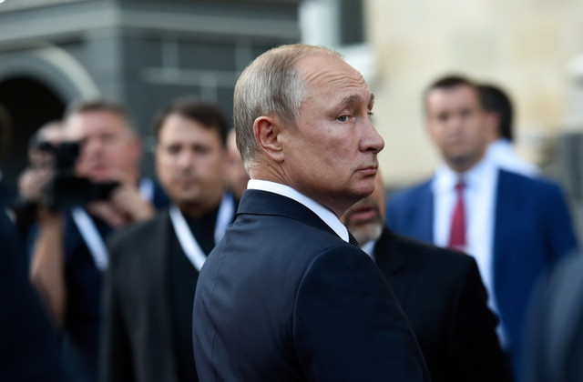 Presiden Vladimir Putin berada di Armenia pada 1 Oktober 2019. Sumber: Asatur Yesayants/shutterstock.com