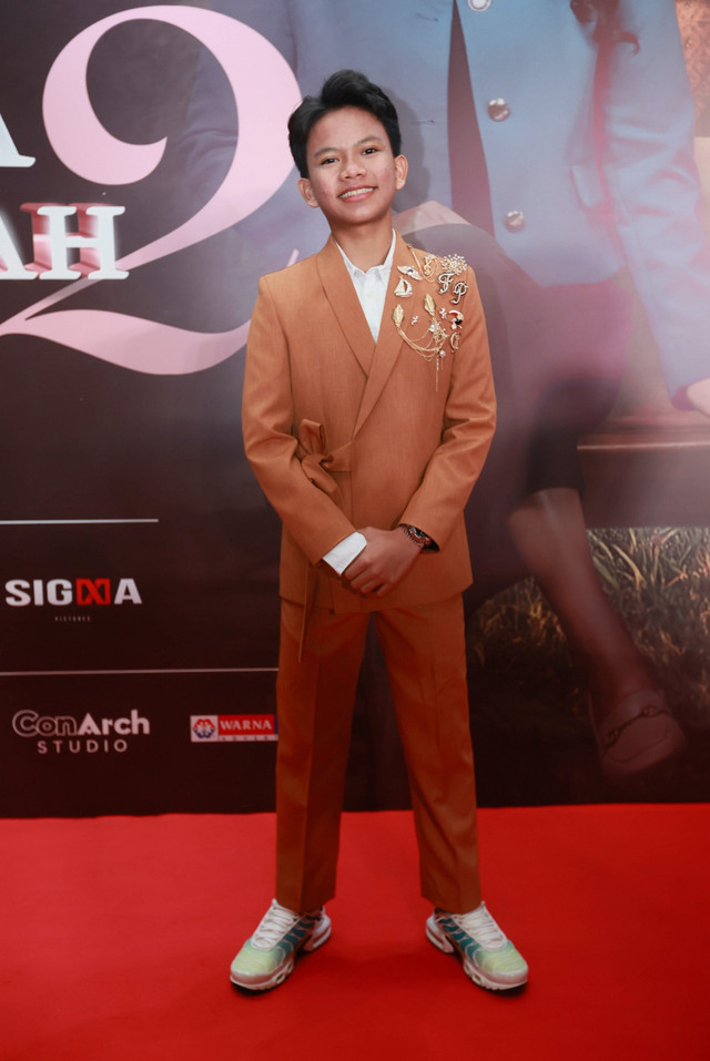 Artis Farel Prayoga saat konferensi pers film Air Mata Diujung Sajadah 2 di Plaza Senayan, Jakarta, Jumat, (26/9/2025). Foto: Agus Apriyanto