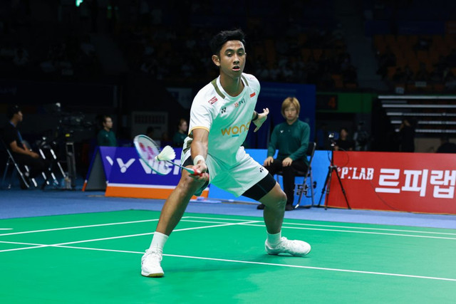 Alwi Farhan di Korea Open 2025. Foto: PBSI