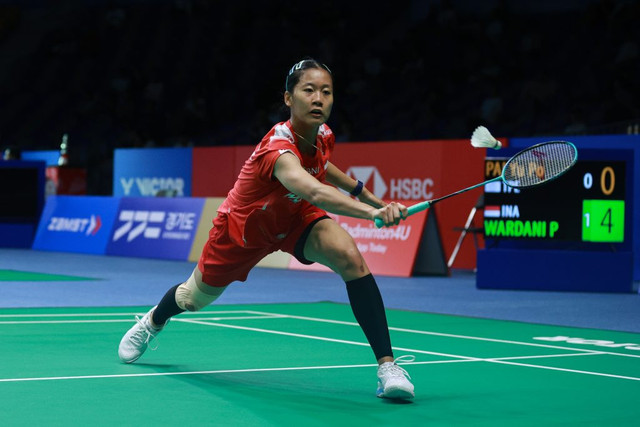 Putri Kusuma Wardani di Korea Open 2025. Foto: PBSI