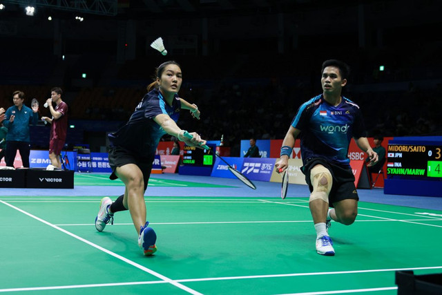 Amri Syahnawi/Nita Marwah di Korea Open 2025. Foto: PBSI