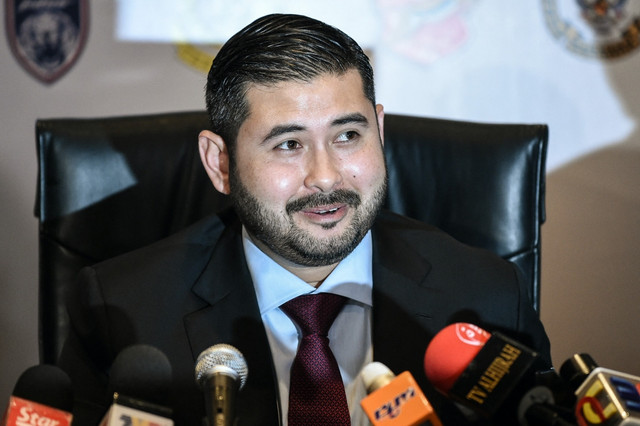Potret Putra Mahkota Johor, Tunku Ismail Idris ibni Sultan Ibrahim, pada 2017. Foto: Mohd Rasfan/AFP