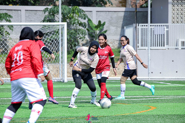 Acara Fun Games La Futbol Jabodetabek di Koci Soccer Field, Depok, Jawa Barat, Minggu (28/9). Foto: Dok. La Futbol Jabodetabek