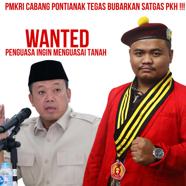 Perhimpunan Mahasiswa Katolik Republik Indonesia (PMKRI) Cabang Pontianak menolak tegas penertiban kawasan hutan di Kalimantan. Foto: Dok. Istimewa