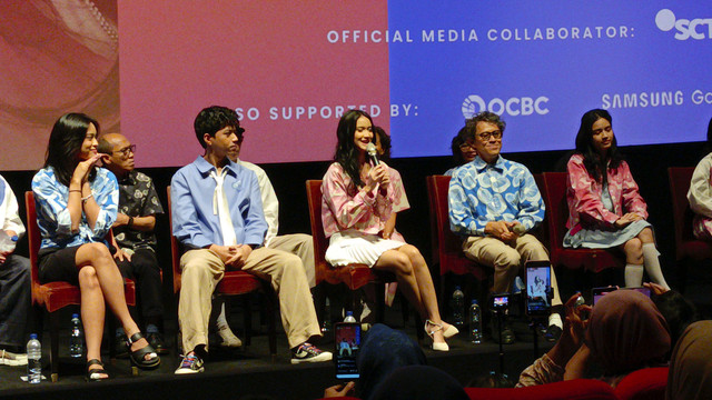 Konferensi Pers Film Rangga & Cinta di Kawasan Kuningan, Jakarta Selatan. Foto: Aprilandika Pratama/kumparan