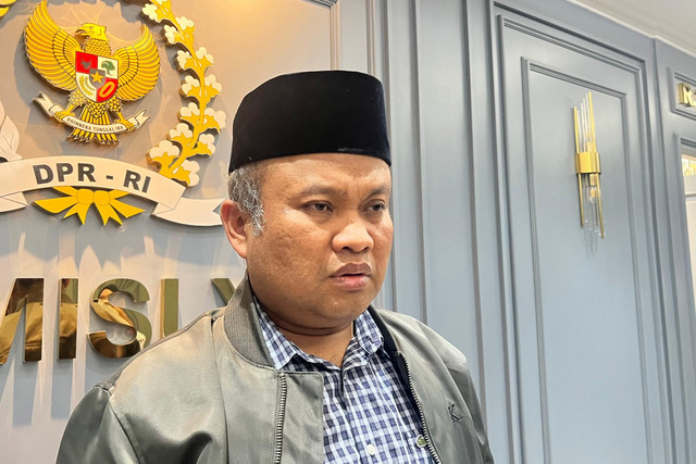 Wakil Ketua Komisi XIII DPR RI Sugiat Santoso di Kompleks Parlemen Senayan, Jakarta, Senin (29/9/2025). Foto: Nasywa Athifah/kumparan
