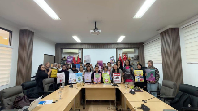 Konferensi Pers Women’s March Jakarta (WMJ) 2025 (Foto: Women's March Jakarta)