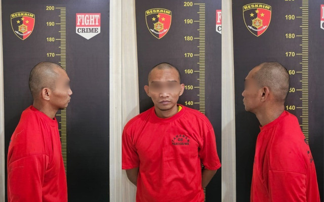 Pelaku berhasil diamankan di Mapolres Kubu Raya. Foto: Dok. Istimewa