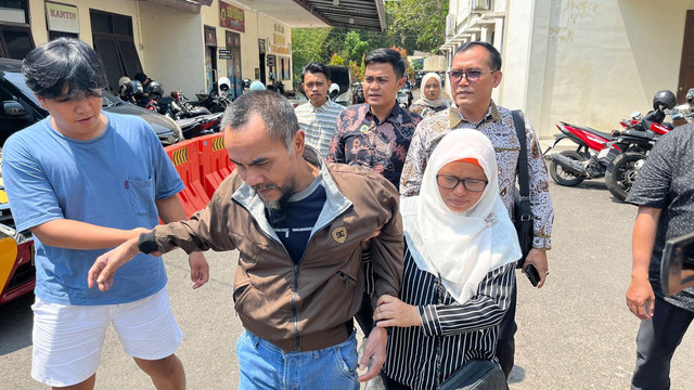 Yulianto saat ke Polres Malang, Jumat (26/9/2025). Dok: kumparan