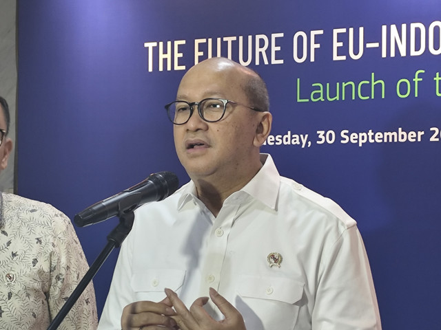 Menteri Investasi dan Hilirisasi/Kepala Badan Koordinasi Penanaman Modal (BKPM) Rosan Roeslani di Kantor BKPM, Selasa (30/9/2025). Foto: Widya Islamiati/kumparan