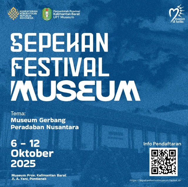 Museum Kalbar mengadakan 'Sepekan Festival Museum'. Foto: Dok. Instagram @museum_kalbar