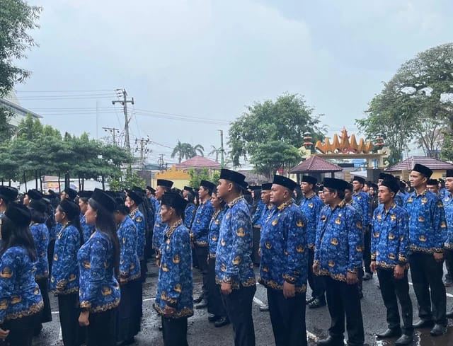 Pegawai Pemerintah dengan Perjanjian Kerja (PPPK) Pemprov Lampung | Foto : Eka Febriani / Lampung Geh