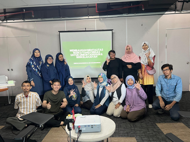 Foto Kegiatan : Komunitas Sadar Risiko Bersama OK OCE