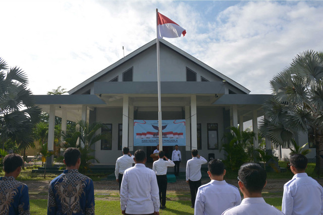 Upacara Hari Kesaktian Pancasila Lapas Terbuka Kendal