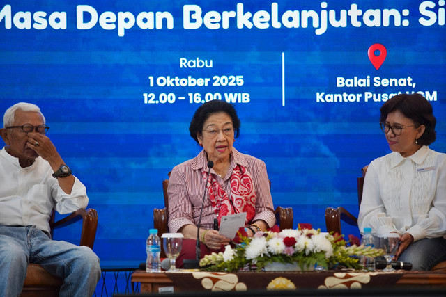 Ketua Dewan Pengarah Badan Riset dan Inovasi Nasional (BRIN), Megawati Soekarno Putri. Foto: Dok. UGM