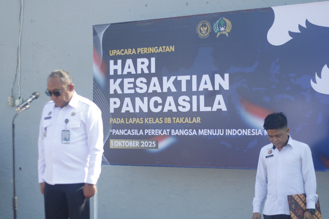 Lapas Takalar Gelar Upacara Hari Kesaktian Pancasila 