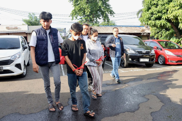 Pasangan yang menjadi tersangka pembuang bayi di panti Jakarta Barat. Foto: Dok. Istimewa