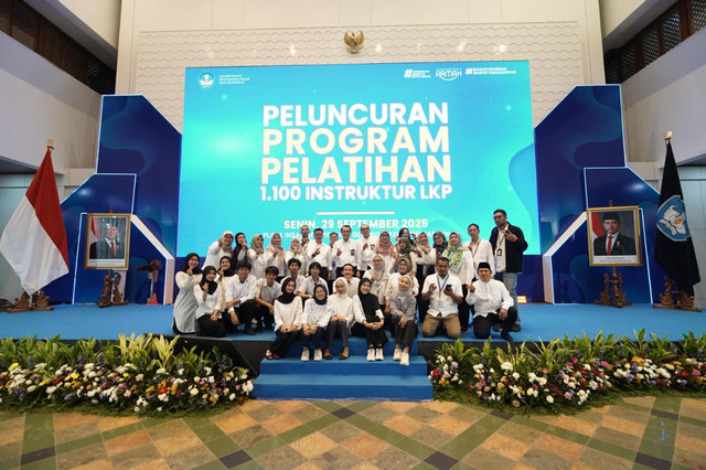 Program Pelatihan 1.100 Instruktur LKP Foto: Tatang Muttaqin