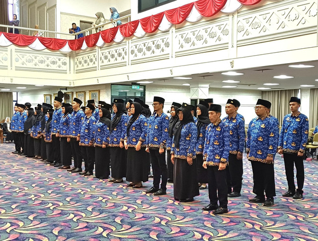 Pegawai Pemerintah dengan Perjanjian Kerja (PPPK) Tahap II Tahun Anggaran 2024 di lingkungan Pemerintah Provinsi Lampung | Foto : Eka Febriani / Lampung Geh