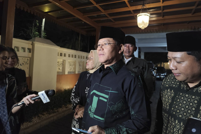Ketua Umum Partai Persatuan Pembangunan (PPP) Muhamad Mardiono di kediamannya, Jakarta, Kamis (2/10/2025). Foto: Luthfi Humam/kumparan