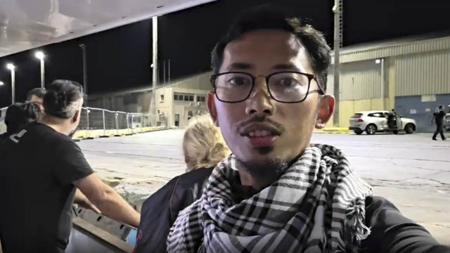 Delegasi RI di GSF, Muhammad Husein, berlabuh di Siprus. Foto: Dok. IGPC