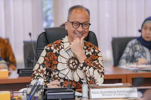 Menteri Perindustrian Agus Gumiwang Kartasasmita. Foto: Dok. Kemenperin