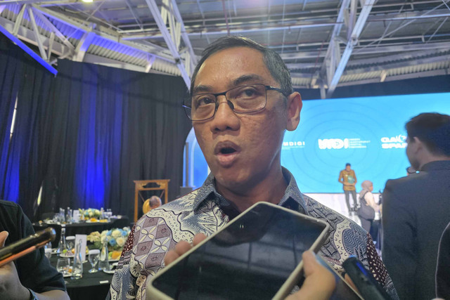 Direktur Jenderal Pengawasan Ruang Digital, Alexander Sabar, usai peluncuran Garuda Spark Innovation Hub di Jakarta, Kamis (2/10/2025). Foto: Thomas Bosco/kumparan