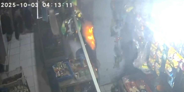 Tangkapan layar CCTV rumah koordinator MPB. Dok: Ist.