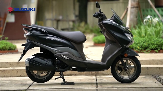 Suzuki Burgman Street 125EX Chrome Edition. Foto: Dok. Instagram @suzukiindonesiamotor