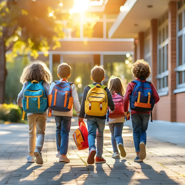 Ilustrasi Anak Pergi Ke Sekolah [sumber: https://pixabay.com/id/]