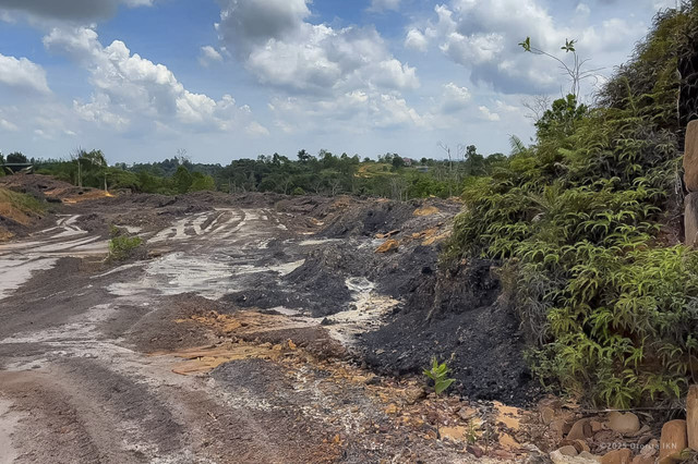 Temuan aktivitas tambang batu bara ilegal dan perambahan hutan di sekitar kawasan Ibu Kota Nusantara (IKN). Foto: Dok. Humas OIKN