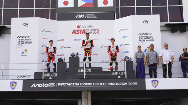 Wakil Menteri Pariwisata (Wamenpar) Ni Luh Puspa, hadir dalam ajang MotoGP Mandalika 2025. Foto: Dok. Istimewa