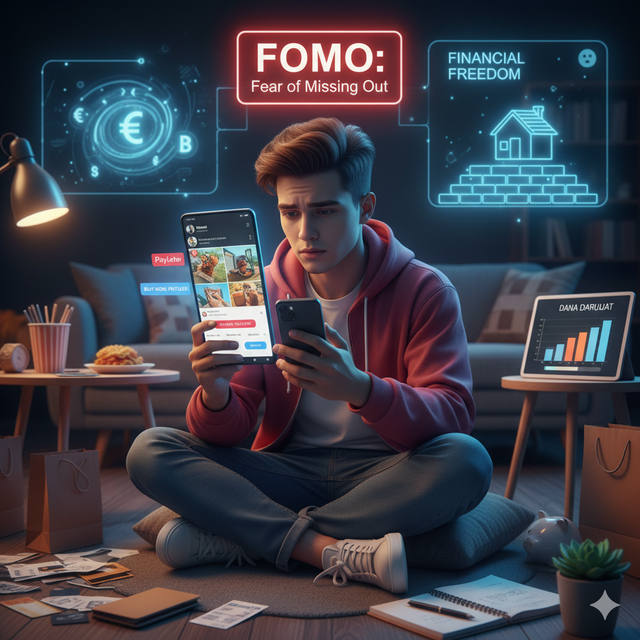 FOMO: Fear of Missing Out, FINANCIAL FREEDOM, DANA DARURAT